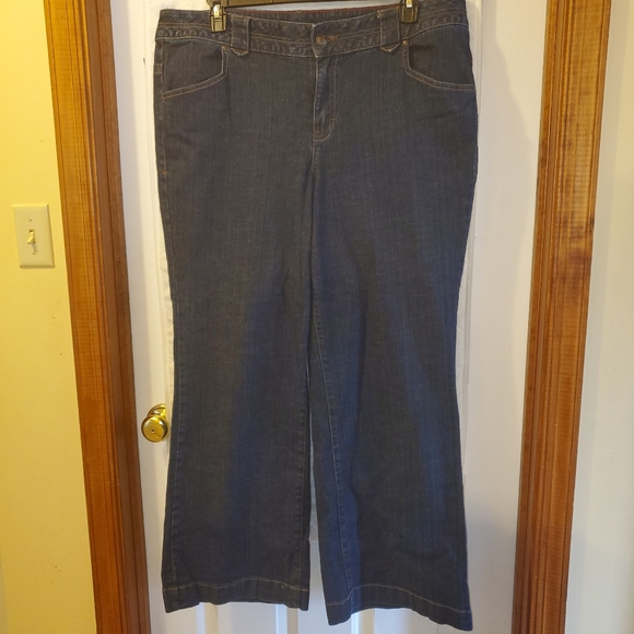 Lane Bryant Denim - Lane Bryant 20 Average wide leg jeans like new